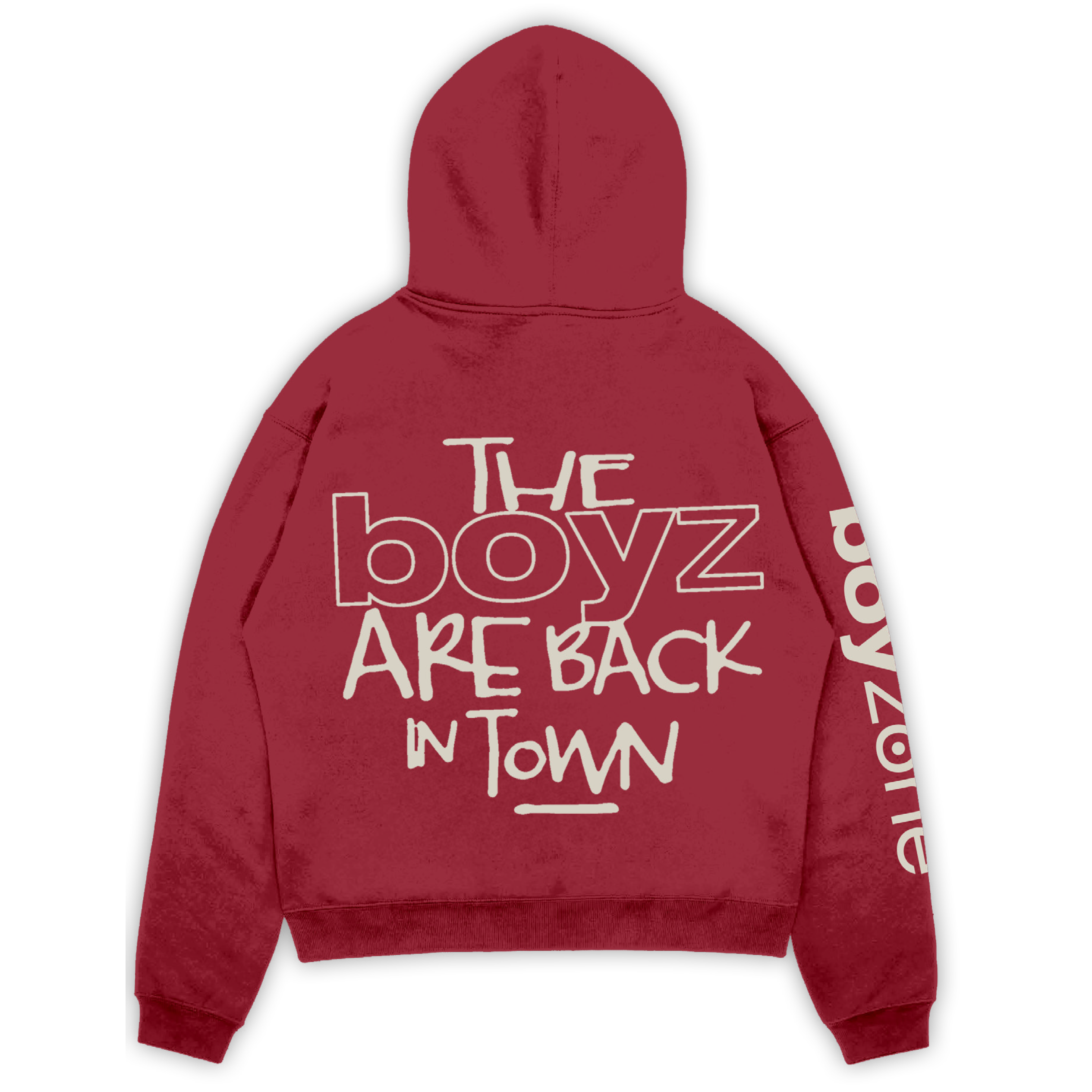 Boyz Are Back Red Hoodie