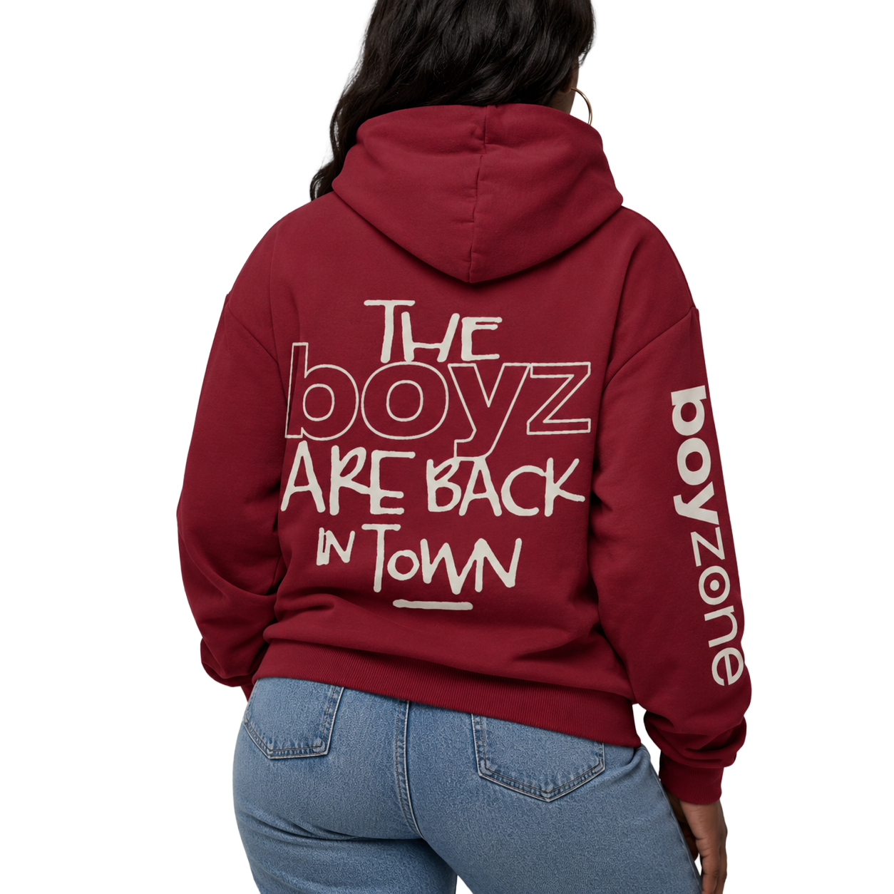 Boyz Are Back Red Hoodie