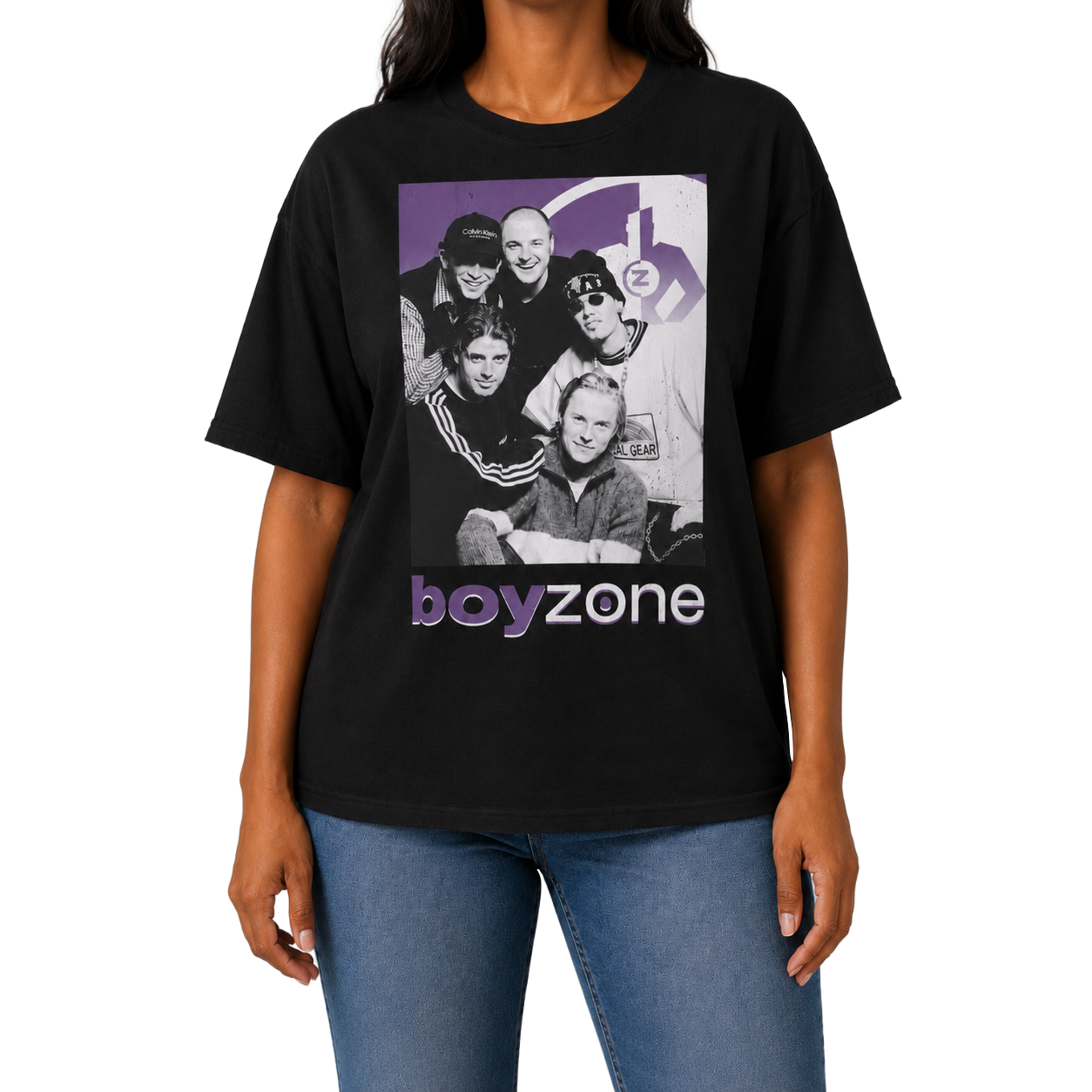 Retro Photo Black Tee