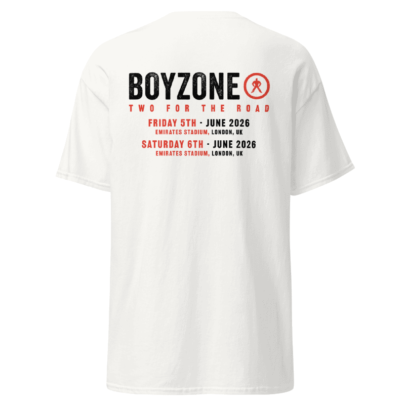 Two For The Road White Tour Tee