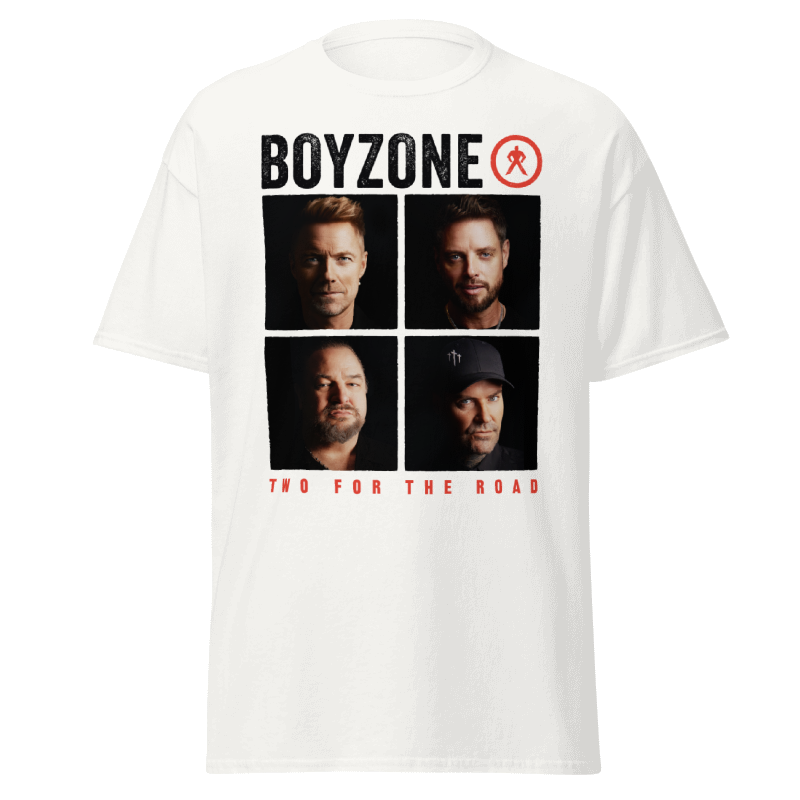 Two For The Road White Tour Tee